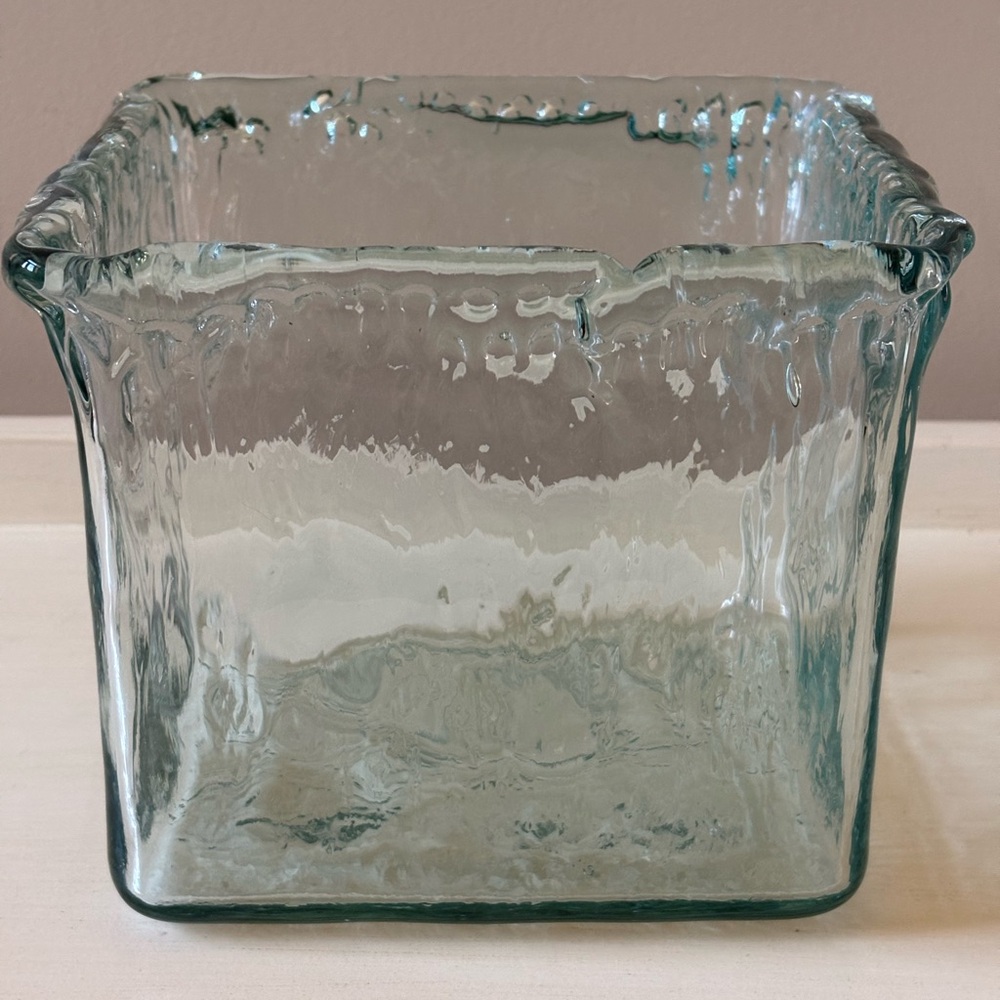 Textured Glass Vase
